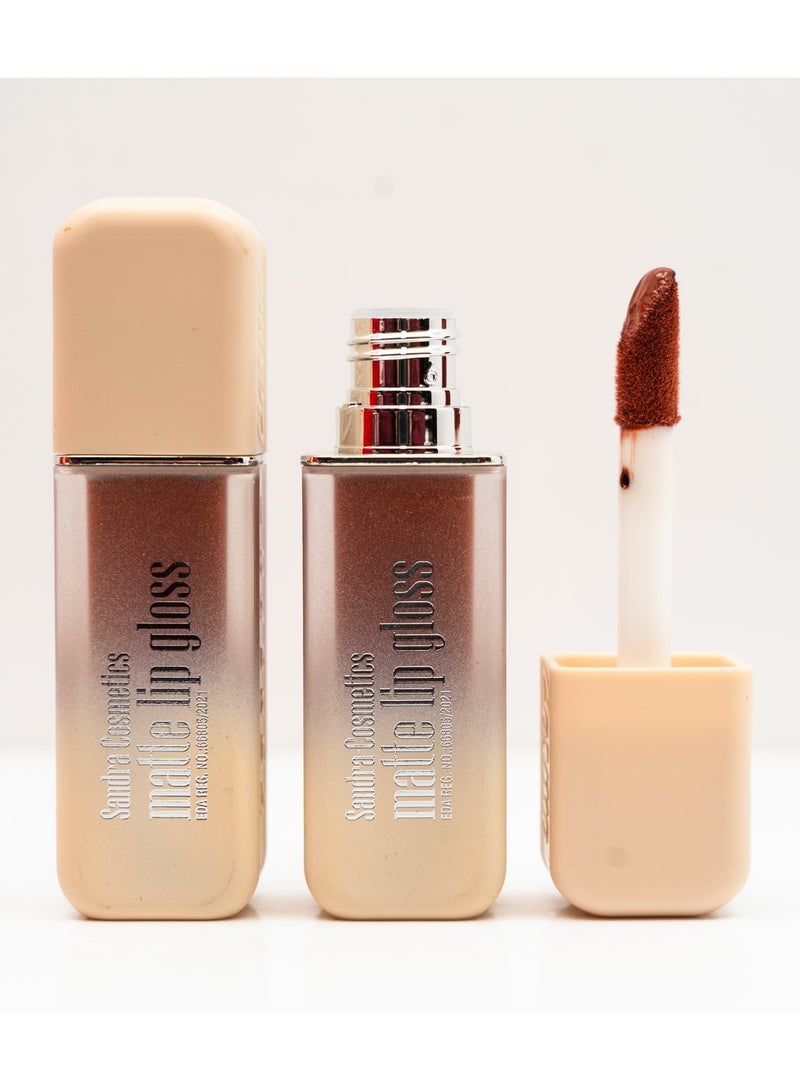Sandra Matte Lip Tint, Long-Lasting Liquid Lipstick, Shade No. 137 - Image 1